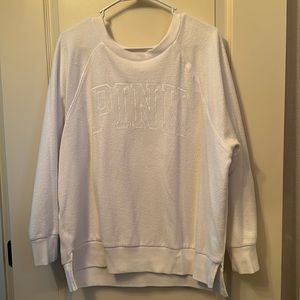 VS Pink White Crewneck